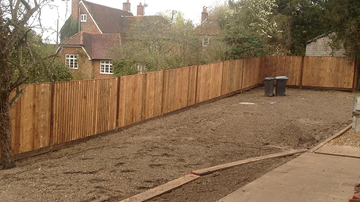 Close board panels in Winchester - south coast fencing