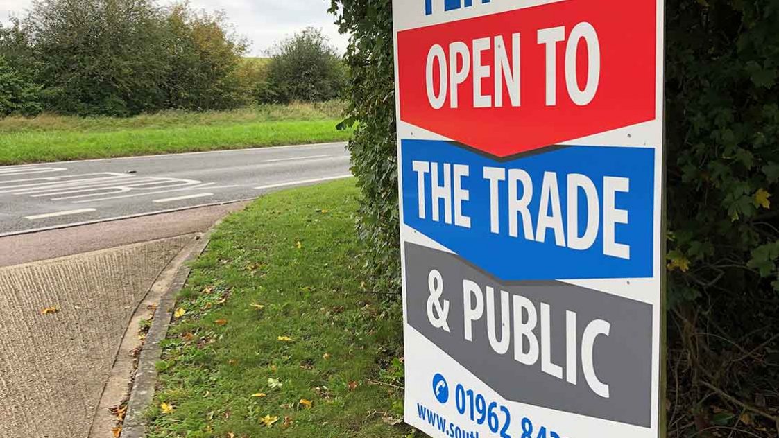 South Coast Fencing – front welcome sign South Coast Fencing - front welcome sign