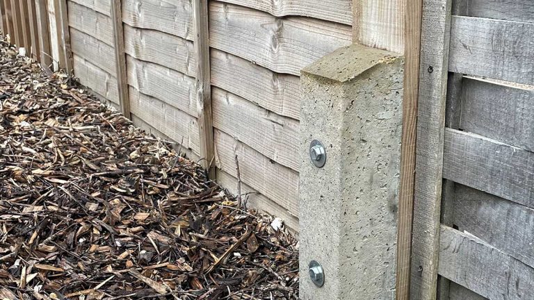 Spur post for fence repair Spur post for fence repair