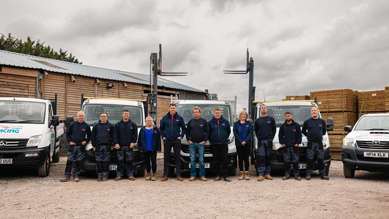 South Coast Fencing Staff at the Winchester Yard